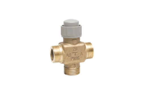 V5833A3017 3-х ходовой линейный муфтовый  клапан, PN16, DN20, Kvs 4.0, 6.5мм, 120 °C, Honeywell