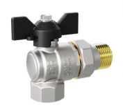 Кран шаровой лат. ник. угловой Ду 15 LD Pride 47.15.В-ГШ.У.Б