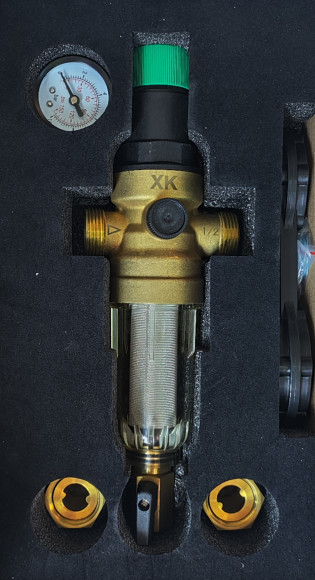 Фильтр с регулятором давления самопромывной "XK", гор. вода, DN15 (FR06-1/2H)