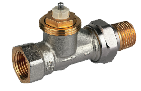 V2000DSX15 Термостатический клапан прямой DN15  PN10 1/2", Kvs 0.62, DIN размер