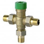 Термостатический смесительный клапан с защитой от ошпаривания, 1/2", 30 - 60С Honeywell TM50-1/2A