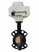 ЗДП с чугунным диском и электроприводом 220В Ду 80 Ру16 XK