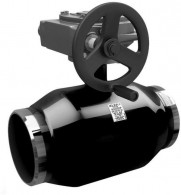 Кран шаровый LD КШЦПР Ду-300/250 Ру25 Т=+200°С, СП, ст.20, п/приварку с редуктором