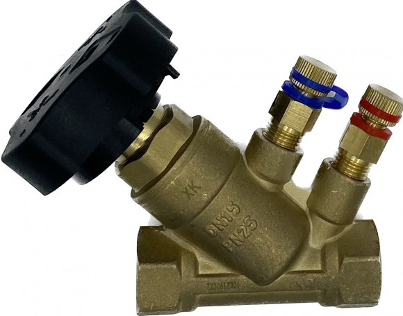SBV25DA Клапан балансировочный ручной ВР DN25 PN25 с изм.нип.