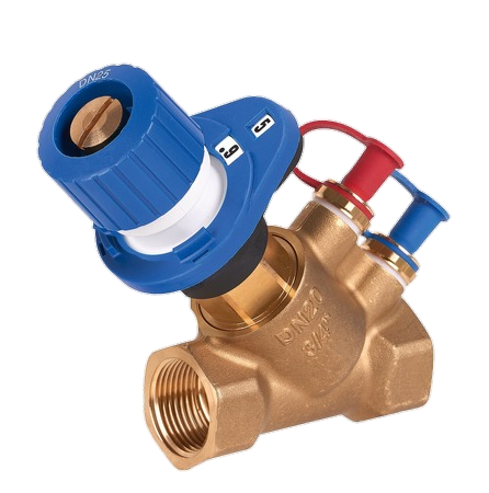 Балансировочный клапан с измерительными ниппелями DN20 PN16 Honeywell SafeCon V5032Y0020B