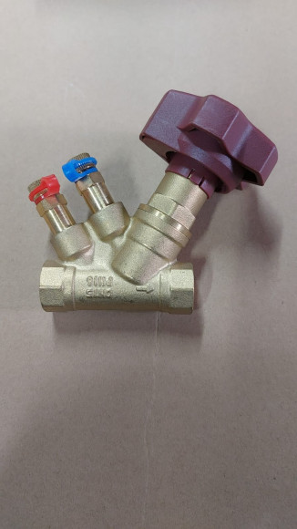 Клапан балансировочный ручной "XK" ВР DN15 PN16, Kvs 3,88 с изм.нип. тип NB (PBV15HX)