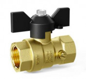 Кран шаровой латунный для манометра Ду 15 (1/2") Ру16 баб. LD Pride 44.15.В-В.М.Б