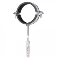 Хомут сантехнический  2 1/2" (73-80) М10 в комплекте Хомут сантехнический  2 1/2" (73-80) М10 в комплекте