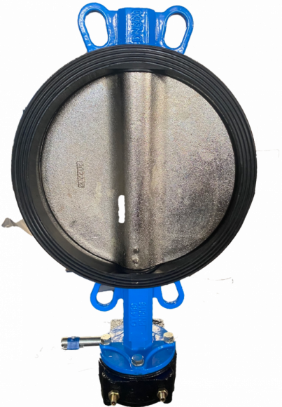 Затвор  поворотный чугунный  DN 80