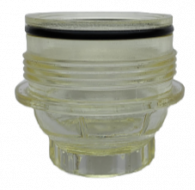 SM06XK-C Колба для редукционных клапанов ХВС/пластик с прокладкой серии R, без сетки