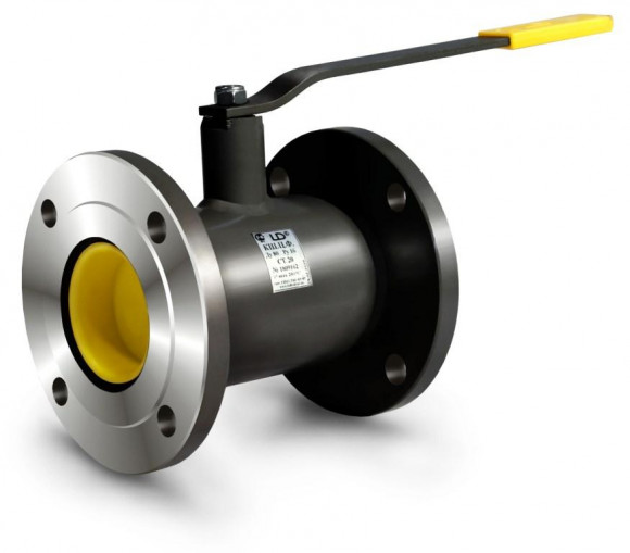 Кран шаровый LD КШ.Ц.Ф. Ду-200/150 Ру-16 Т=+200°С, СП, ст.20 фланцевый (вода, пар, нефтепродукты)