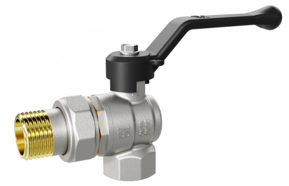 Кран шаровой лат. ник. угловой Ду 15 LD Pride 47.15.В-Н.У.Р