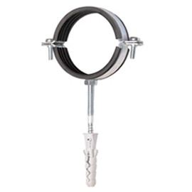 Хомут сантехнический  2 1/2" (75-80) М8 в комплекте