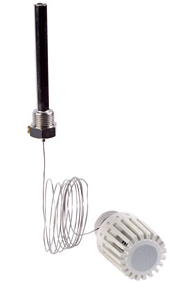 T100R-AA термостатический привод с выносным капиляром, 10...50 °C, колодец 1/2"x115 мм