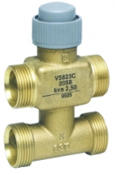 V5823C4021 Клапан 3-ходовой с Т-образным байпасом  Honeywell V5823C4021 Клапан 3-ходовой с Т-образным байпасом  Honeywell
