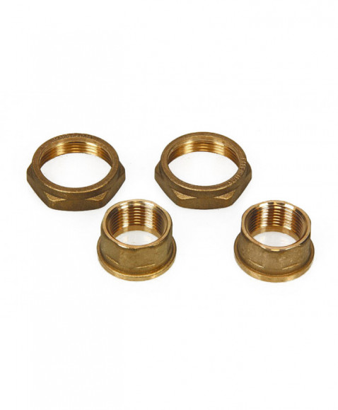 547121130 Комплект латунных гаек  BRASS UNION KIT 1 1/2" х 3/4" F DAB