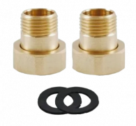 CKF-1/2 Монтажный комплект (гайка и штуцер) для регулятора/фильтра  Ду15 (G 1/2) пара