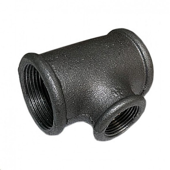 Тройник переходной чугунный Ду 40х25 (1 1/2"х1")