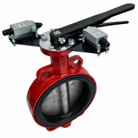 Затвор дисковый поворотный Ду 50 Ру16 с датчиками положения XK FSBV050