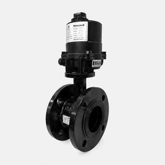 Затвор дисковый фланцевый Honeywell V9BFF16-400 DN400 PN16, Kvs 11458 м³/ч Затвор дисковый фланцевый Honeywell V9BFF16-400 DN400 PN16, Kvs 11458 м³/ч