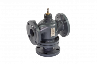 Клапан трехходовой регулирующий фланцевый VF-3R Ридан DN 50 PN 16 Kvs 40,0, вода, Тмакс 150 °С Клапан трехходовой регулирующий фланцевый VF-3R Ридан DN 50 PN 16 Kvs 40,0, вода, Тмакс 150 °С