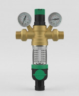 Фильтр тонкой очистки с обратной промывкой и рег-ом 2 ман. Mini DN20 100мк хол вода ХК FK743S-3/4C