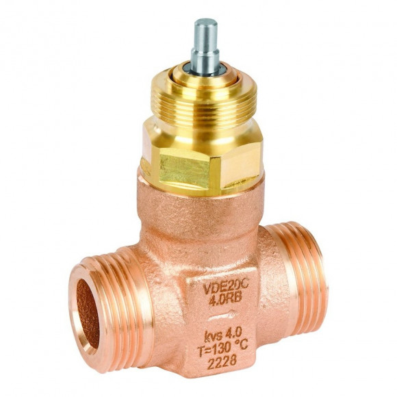 VDE15C0.63RB 2-х ход малый линейный муфтовый клапан,Н/Р,PN25,DN15, Kvs0.63, 6.5 мм, 130 °C RESIDEO