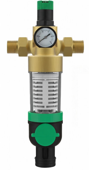 Фильтр c регулятором и обратной промывкой Mini поворотный DN25 (G 1'') 100мк ХВС ХК FK742-1C Фильтр c регулятором и обратной промывкой Mini поворотный DN25 (G 1'') 100мк ХВС ХК FK742-1C