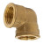 Угольник латунный Ду 15 (1/2") ВР